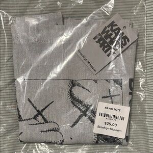 KAWS Gray Tote Bag